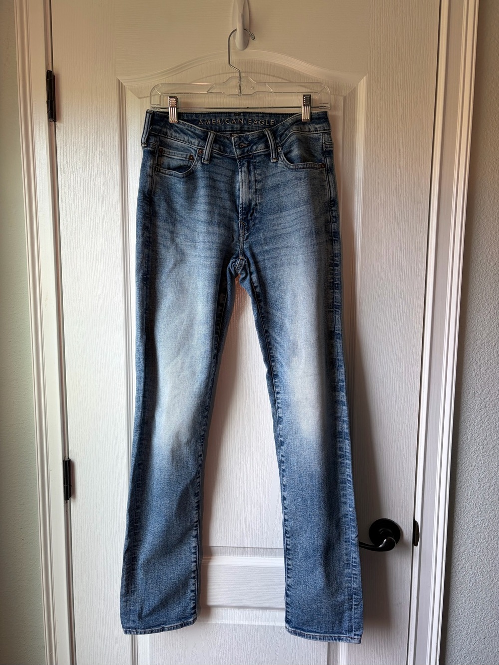 American Eagle Men's Jeans Faded Blue Wash Airflex + Slim 30x34 AE01